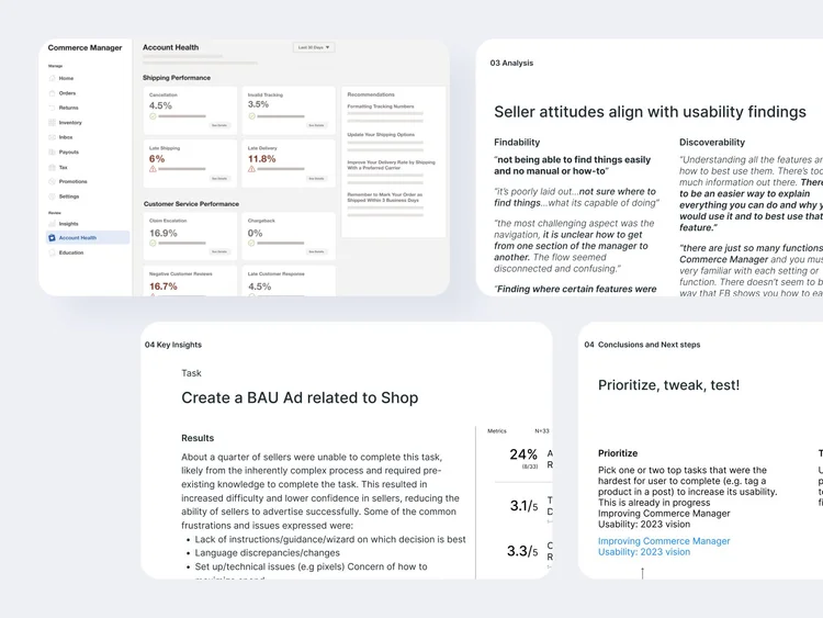 Commerce Manager Usability Benchmark