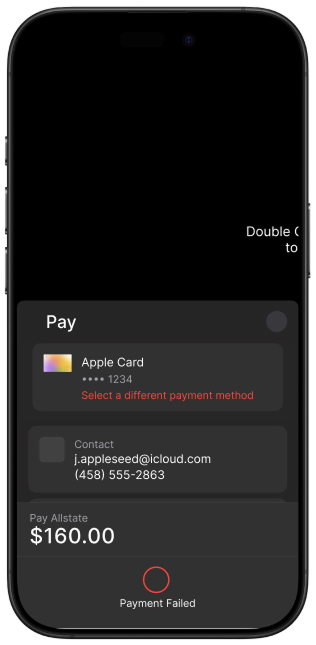 Mobile error implementation on iPhone