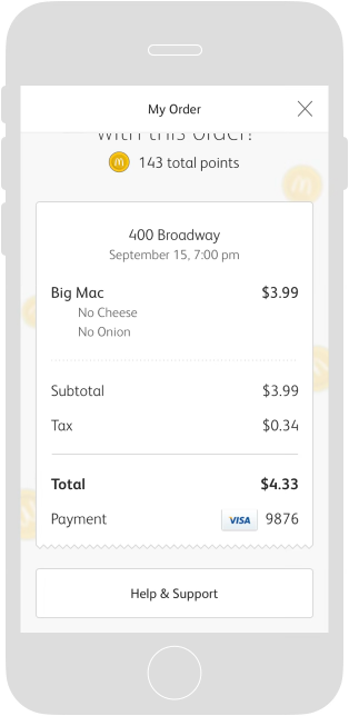 eReceipt — Full itemized